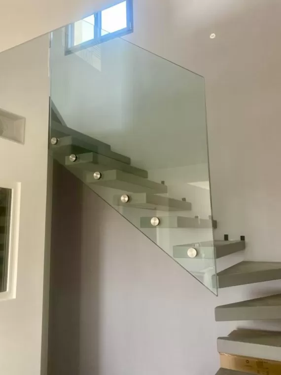 Garde corps en verre à Vence 