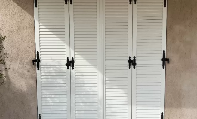 Installation de volet battant aluminium, Vence, M3B