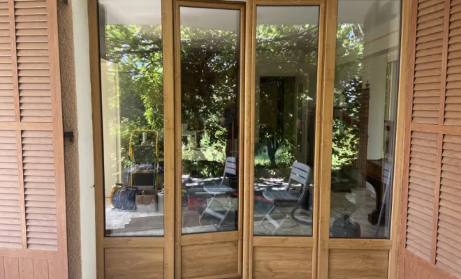 MENUISERIE PVC FAUX BOIS 