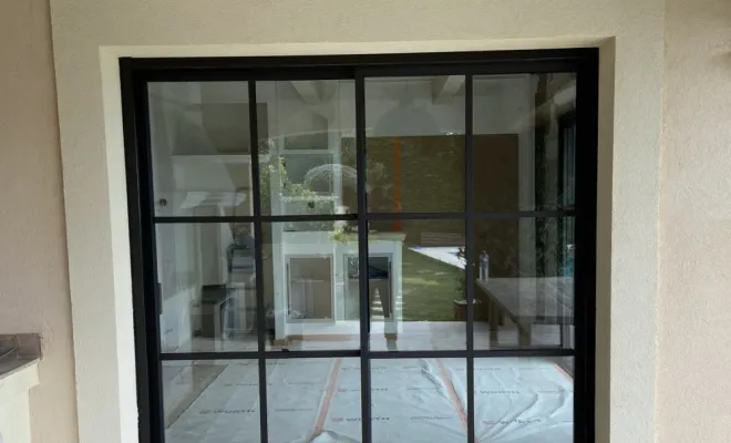 Pose menuiserie alumnium,petits bois