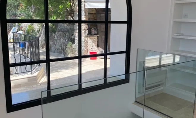 Pose menuiserie aluminium cintre 