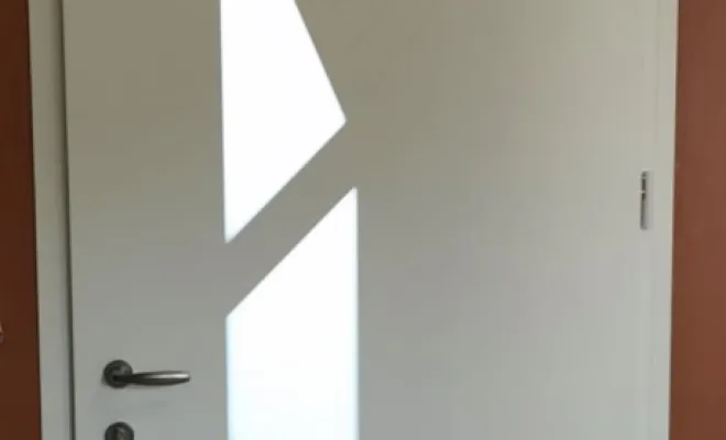 PORTE D'ENTREE SUR MESURE ALUMINIUM