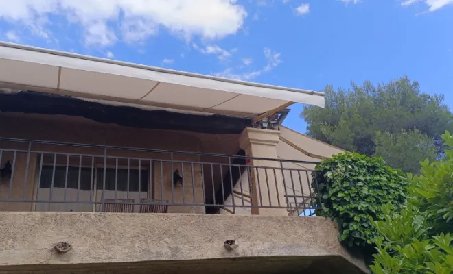 Installation de store toile, toile sur mesure 