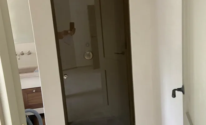 Paroi de douche verre securit en forme cintre 